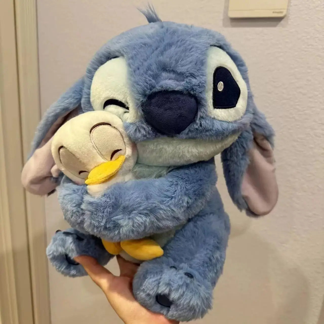 45CM Disney Plush Doll Stitch Lilo Doll Cute Duck Stitch Plush Stuffed Toy Christmas Children's Birthday Gift Kawaii Decoration